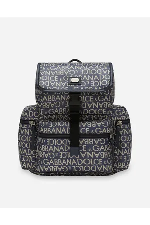 Dolce & Gabbana Coated Jacquard Backpack - Man Accessories Fabric Onesize
