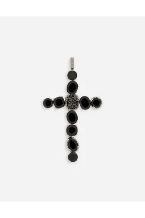 Dolce & Gabbana Anna Charm In Gold 18kt And Black Spinels - Woman Charms Gold Onesize