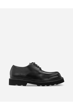Dolce & Gabbana Calfskin Derby Shoes - Man Lace-ups Leather 44
