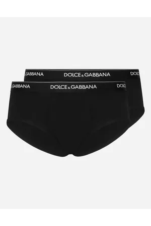 Dolce & Gabbana Stretch Cotton Brando Briefs Two-pack - Man Underwear And Loungewear Cotton 3