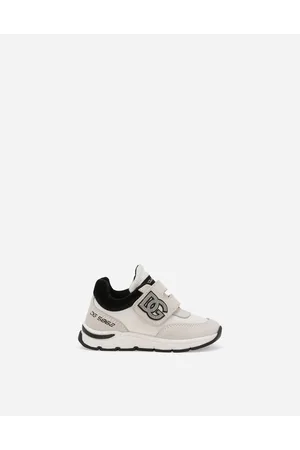 Dolce & Gabbana Mixed-material Sneakers - Man Shoes For First Steps (19-26) Black 19