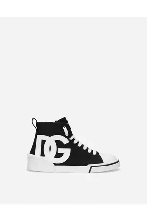 Dolce & Gabbana Canvas Portofino Space High-top Sneakers - Man Shoes (24-38) Multi-colored 27