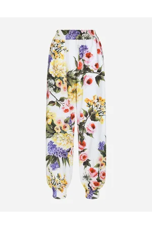 Dolce & Gabbana Garden- Balloon Pants - Woman Trousers And Shorts 36