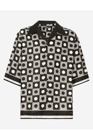 Dolce & Gabbana Printed Linen Hawaiian Shirt - Man Shirts 39