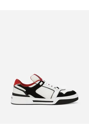 Dolce & Gabbana Mixed-material New Roma Sneakers - Man Sneakers Multi-colored 44