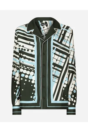 Dolce & Gabbana Printed Silk Shirt - Man Shirts 37
