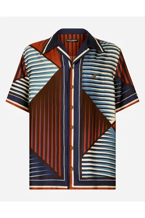 Dolce & Gabbana Printed Silk Hawaiian Shirt - Man Shirts 37