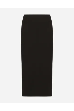 Dolce & Gabbana Straight-cut Jersey Midi Skirt - Woman Skirts Viscose 36