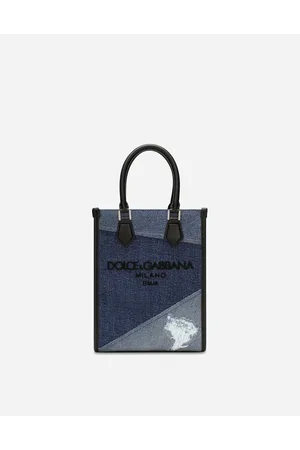 Dolce & Gabbana Small Patchwork Denim Bag - Man Collection Multi-colored Onesize