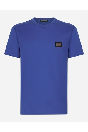 Dolce & Gabbana Cotton T-shirt With Branded Tag - Man T-shirts And Polos Cotton 44