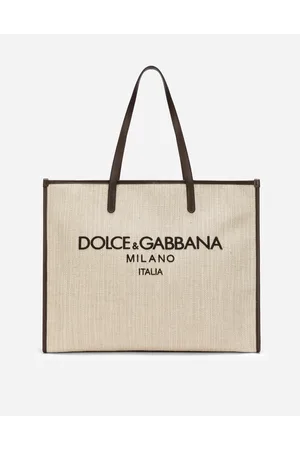 Dolce & Gabbana Large Structured Canvas Shopper - Man Shoppers Cotton Onesize