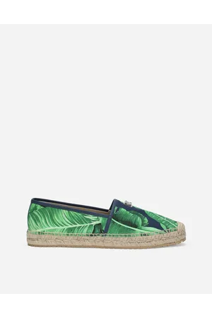 Dolce & Gabbana Printed Canvas Espadrilles - Man Sandals And Slides 39