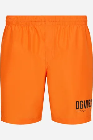 Dolce & Gabbana Mid-length Swim Trunks With Dgvib3 Print And Logo - Man Beachwear Fabric 3