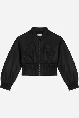 Dolce & Gabbana Satin Bomber Jacket With Tag - Woman Coats And Jackets Satin 6 Years