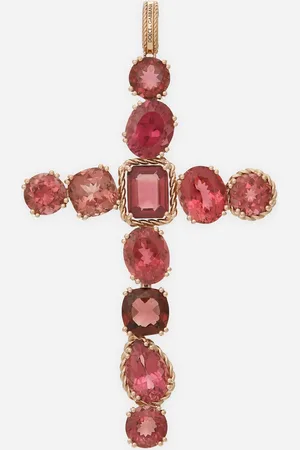 Dolce & Gabbana Anna Charm In Red Gold 18kt With Toumalines - Woman Charms Red Gold Onesize