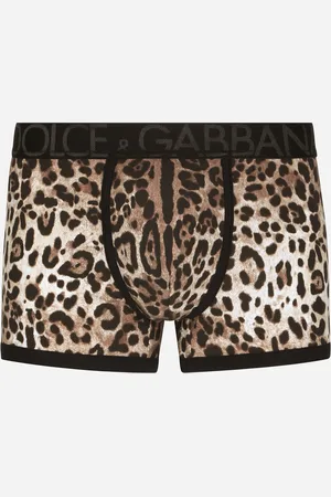 Dolce & Gabbana Two-way Stretch Jersey Regular-fit Boxers With Leopard Print - Man Underwear And Loungewear Cotton 3