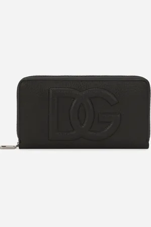 Dolce & Gabbana Zip-around Dg Logo Wallet - Man Wallets And Small Leather Goods Onesize