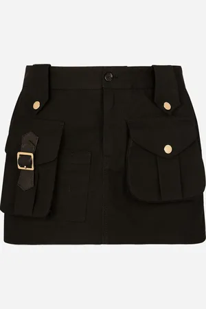Dolce & Gabbana Faille Miniskirt With Large Pockets - Woman Skirts Cotton 52