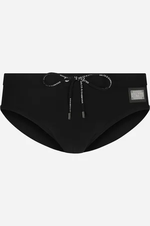 Dolce & Gabbana Swim Briefs With High-cut Leg And Branded Tag - Man Beachwear Jersey 3