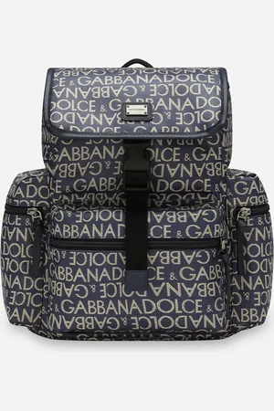 Dolce & Gabbana Coated Jacquard Backpack - Man Accessories Fabric Onesize