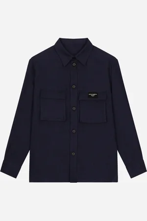 Dolce & Gabbana Camicia Manic. Lunga - Man Shirts Blue 6 Years