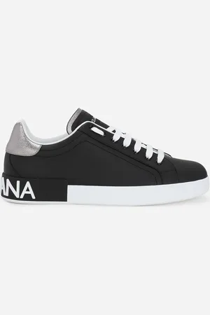 Dolce & Gabbana Sneakers Portofino In Vitello Nappato - Man Sneakers Multi-colored Leather 39.5