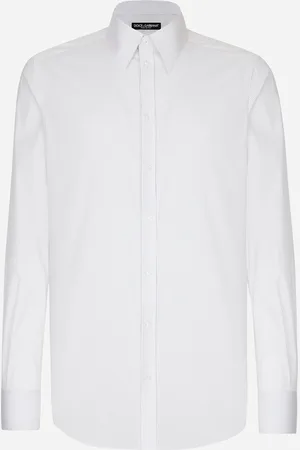 Dolce & Gabbana Stretch Cotton Martini-fit Shirt - Man Collection 37