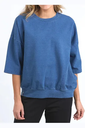ELM MAZIE DENIM LOOK SWEAT