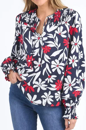 ELM INDIE FLORAL BLOUSE