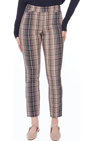 Up Pants UP! PLAID TECHNO FULL-LENGTH PANT