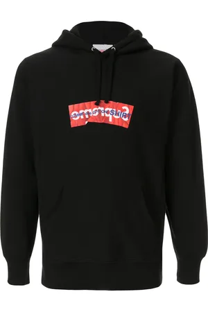 Supreme X Commes des Garçons logo-print hoodie
