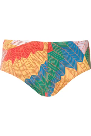 AMIR SLAMA Cocar Francês print trunks