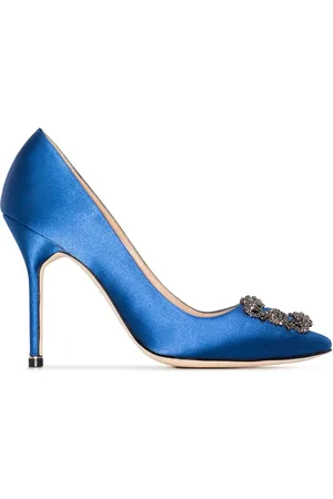 Manolo Blahnik Hangisi 105mm appliqué pumps