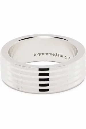 Le Gramme Guilloché horizontal ribbon ring