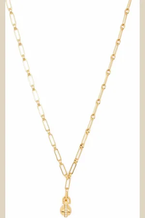 Missoma Aegis chain pavé sphere pendant necklace