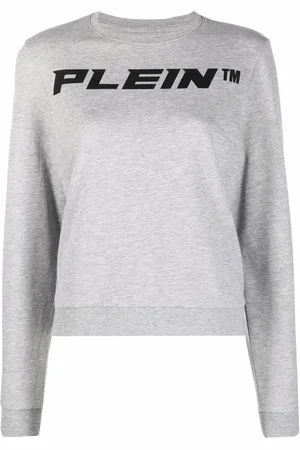 Philipp Plein Logo-print mélange-effect sweatshirt