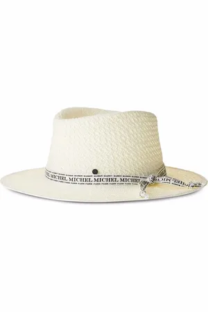 Le Mont St Michel André woven logo-trim hat