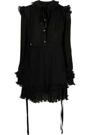 Philipp Plein Ruffled plissé midi dress