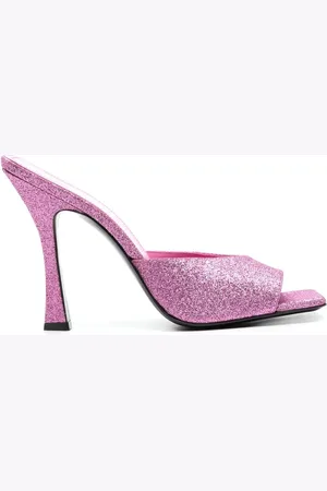 The Attico 125mm glittered sandals