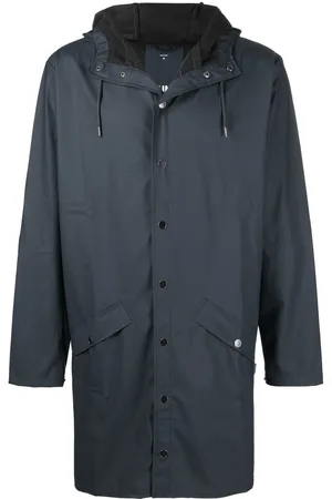 Rains Drawstring hood raincoat