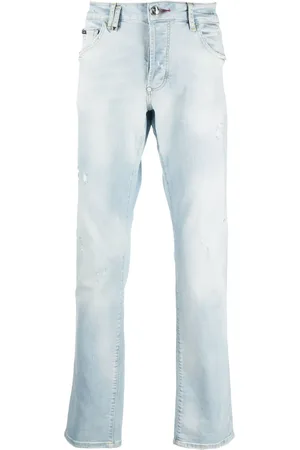 Philipp Plein Destroyed straight-leg jeans