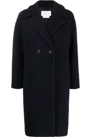 Harris Wharf London Boucl?? double-breasted coat
