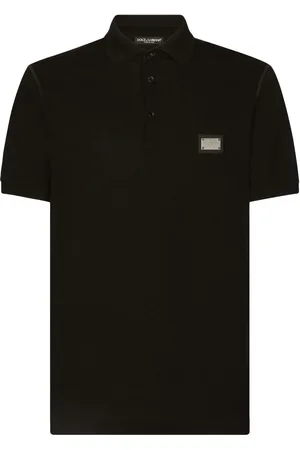 Dolce & Gabbana Logo-tag piqué polo shirt