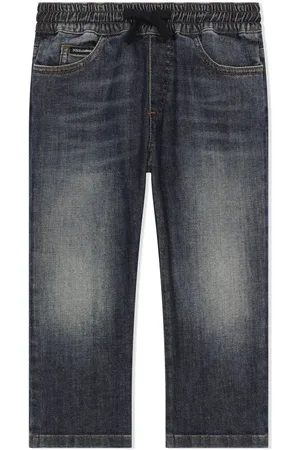 Dolce & Gabbana Logo-appliqu?? straight-leg jeans