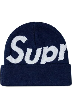 Supreme - Blue Fat Tip 'LV' Jacquard Logo Denim Bucket Hat – eluXive