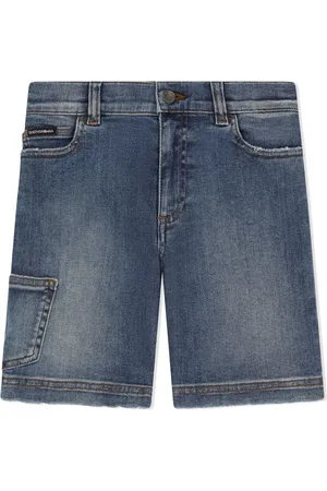 Dolce & Gabbana Logo-appliqu?? denim shorts