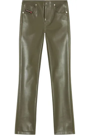 Leather Pants in the color Green for women - Shop your favorite