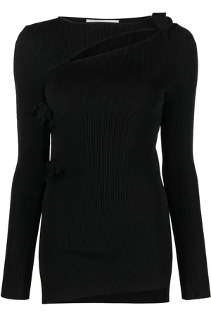 COPERNI Floral-appliqu?? knitted top