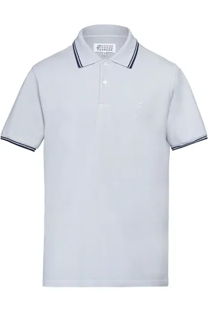 Maison Margiela Logo-embroidered piqu?? polo shirt