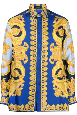 Versace multi-print Crepe De Chine Shirt - Farfetch